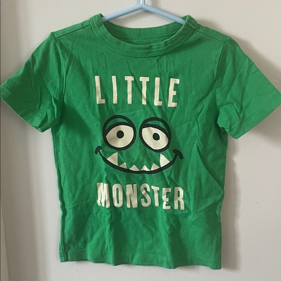 OshKosh B'gosh Green Little Monster Tee - Picture 1 of 5
